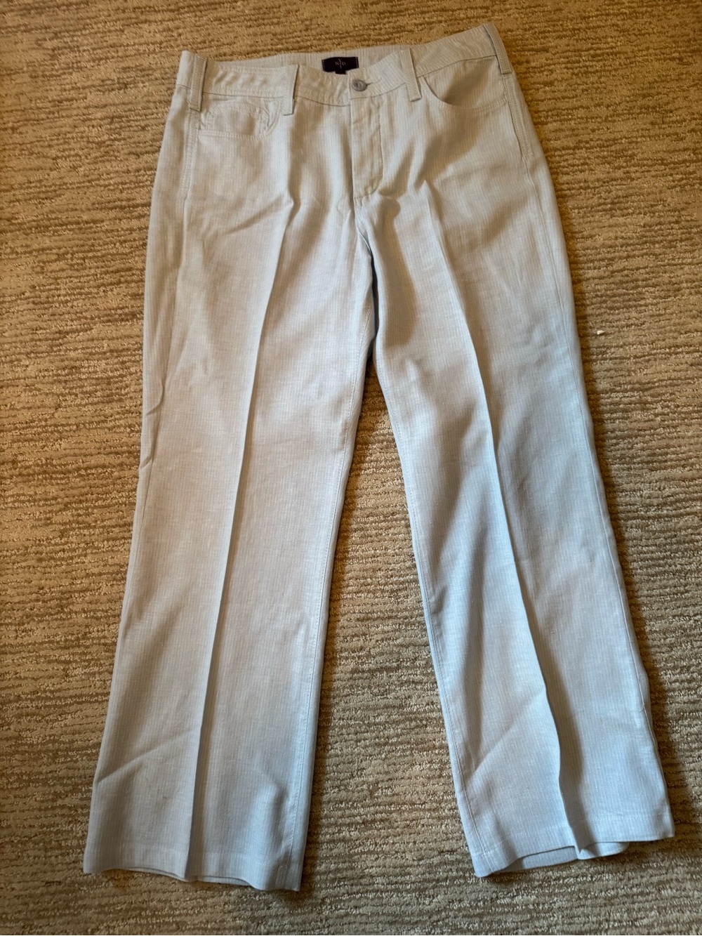 2/$15 PANTS 👖 SALE | NYDJ Women's Light Beige Straight Leg Dress Pants